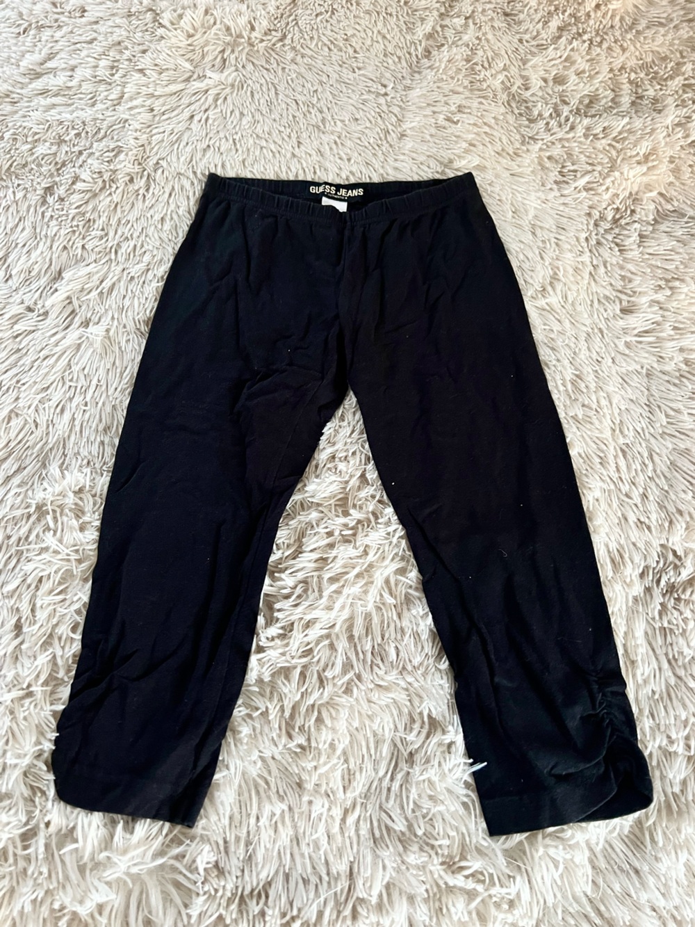 Guess Black Pull-On crop leggings